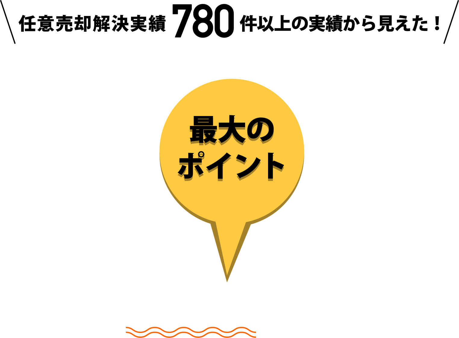 任意売却を成功させるための最大のポイント